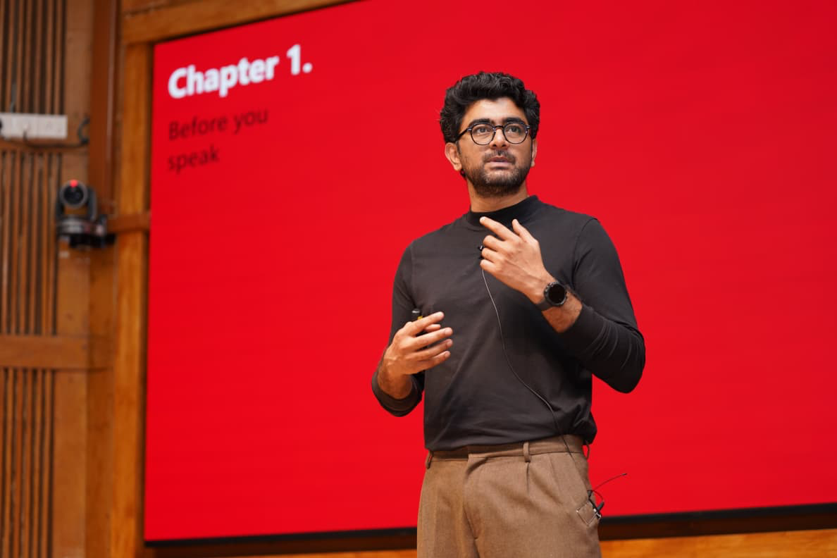 Speaking at IIM Bangalore